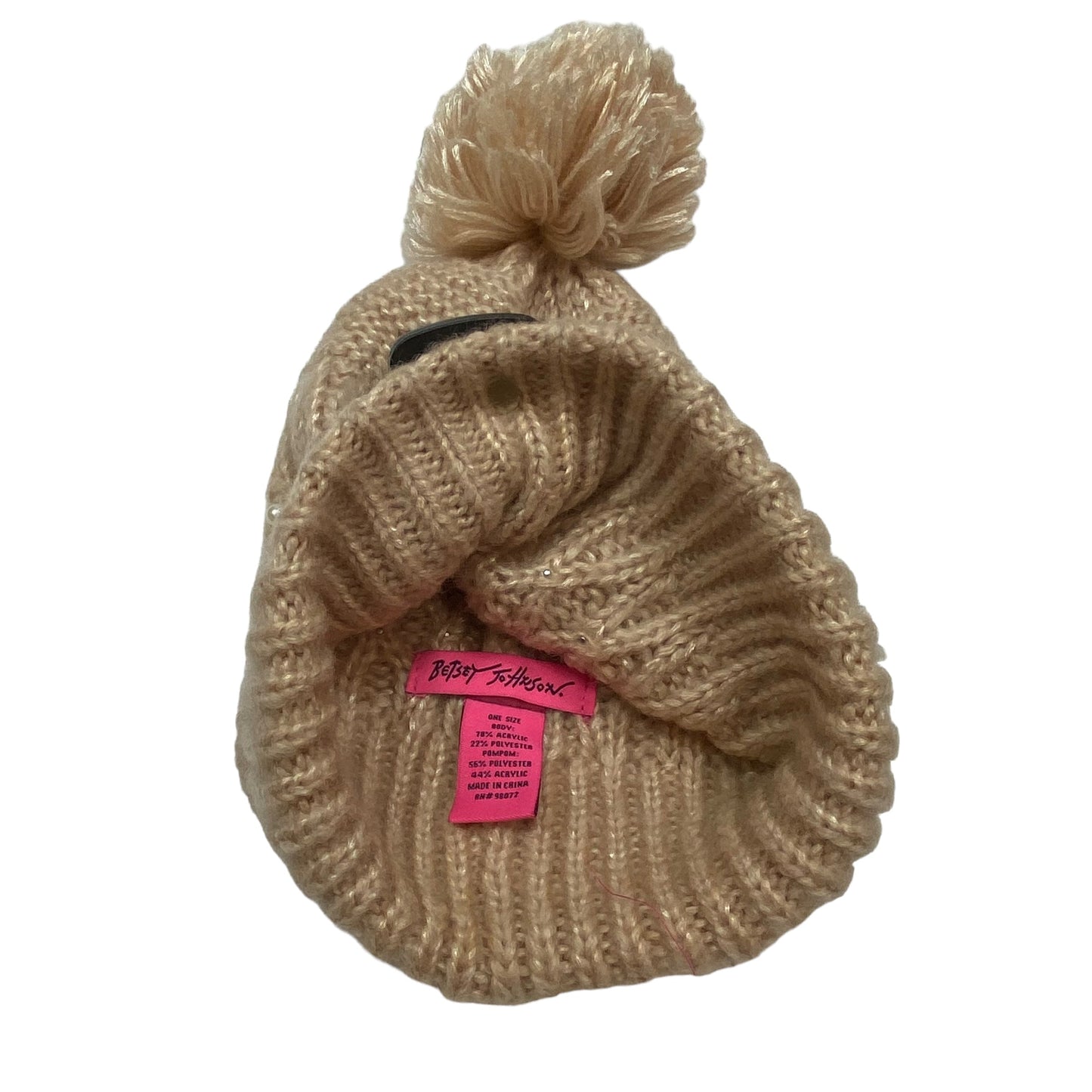 Hat Beanie By Betsey Johnson