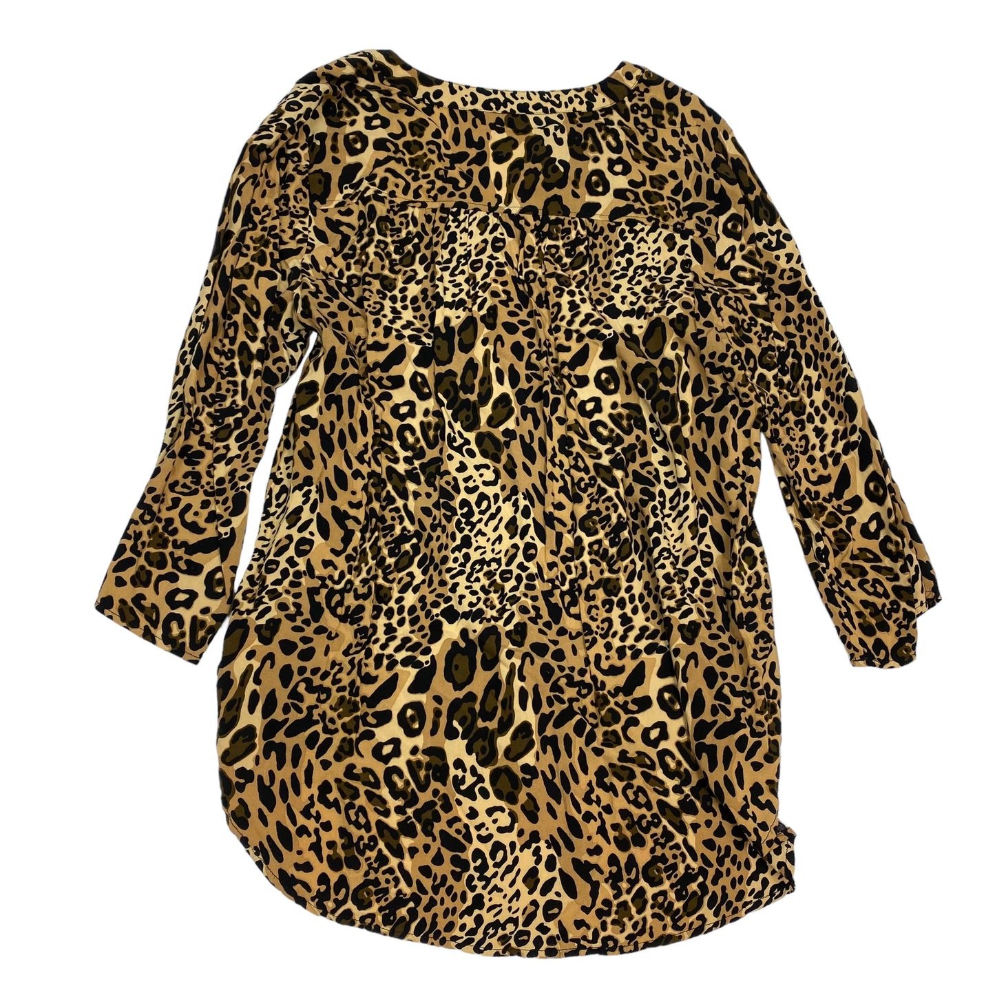 Top Long Sleeve By New Directions In Animal Print, Size: Xl