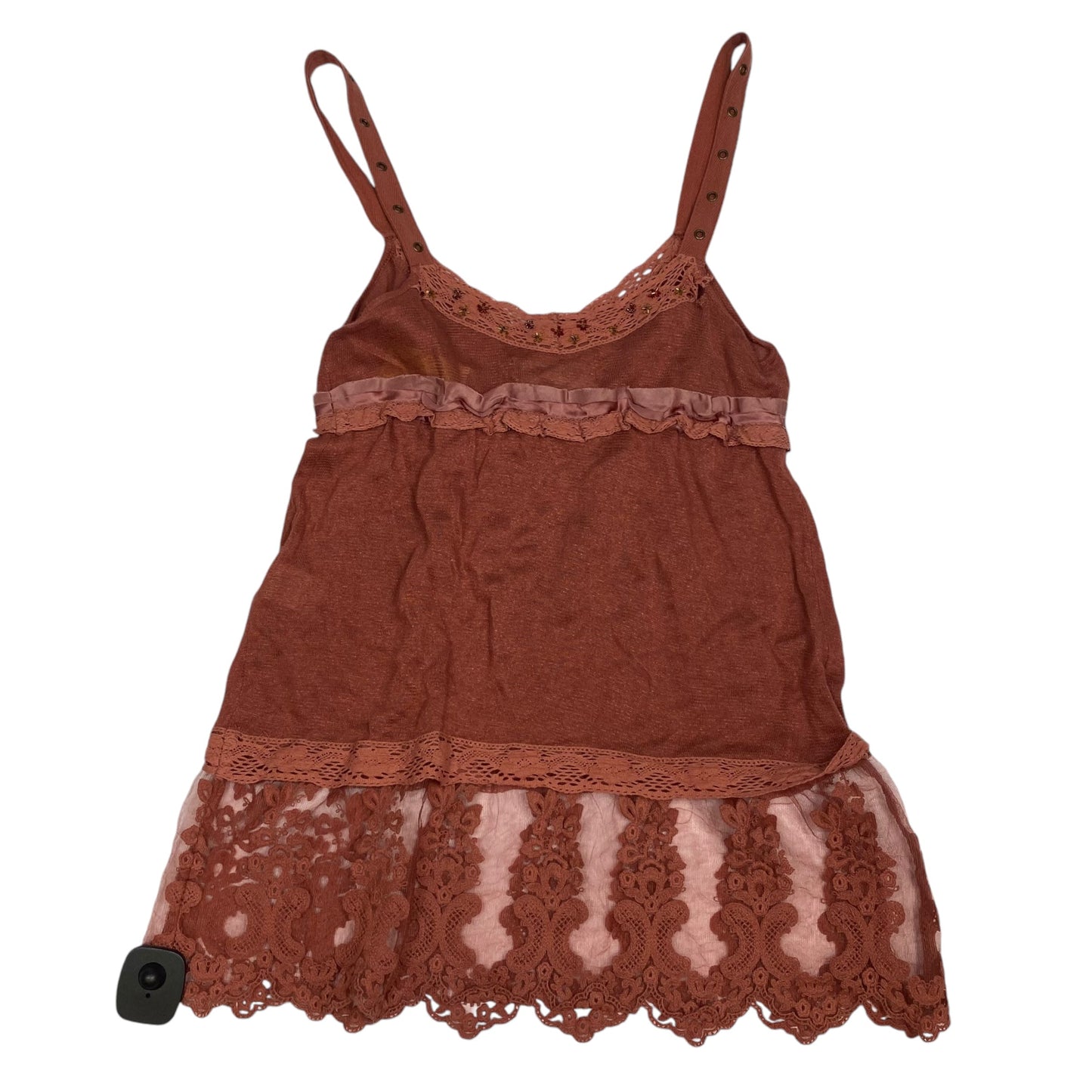 Top Sleeveless By Free People In Orange, Size: S