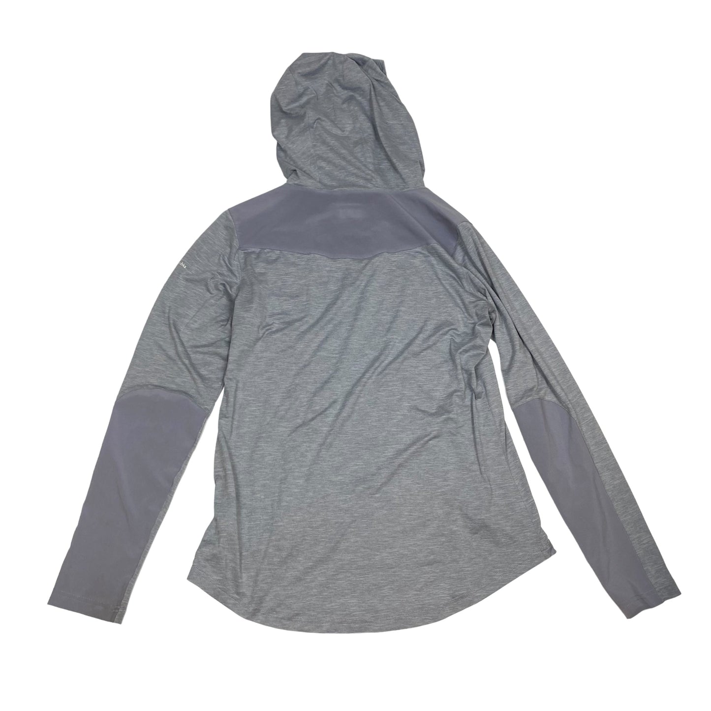 Athletic Top Long Sleeve Hoodie By Columbia In Grey, Size: M