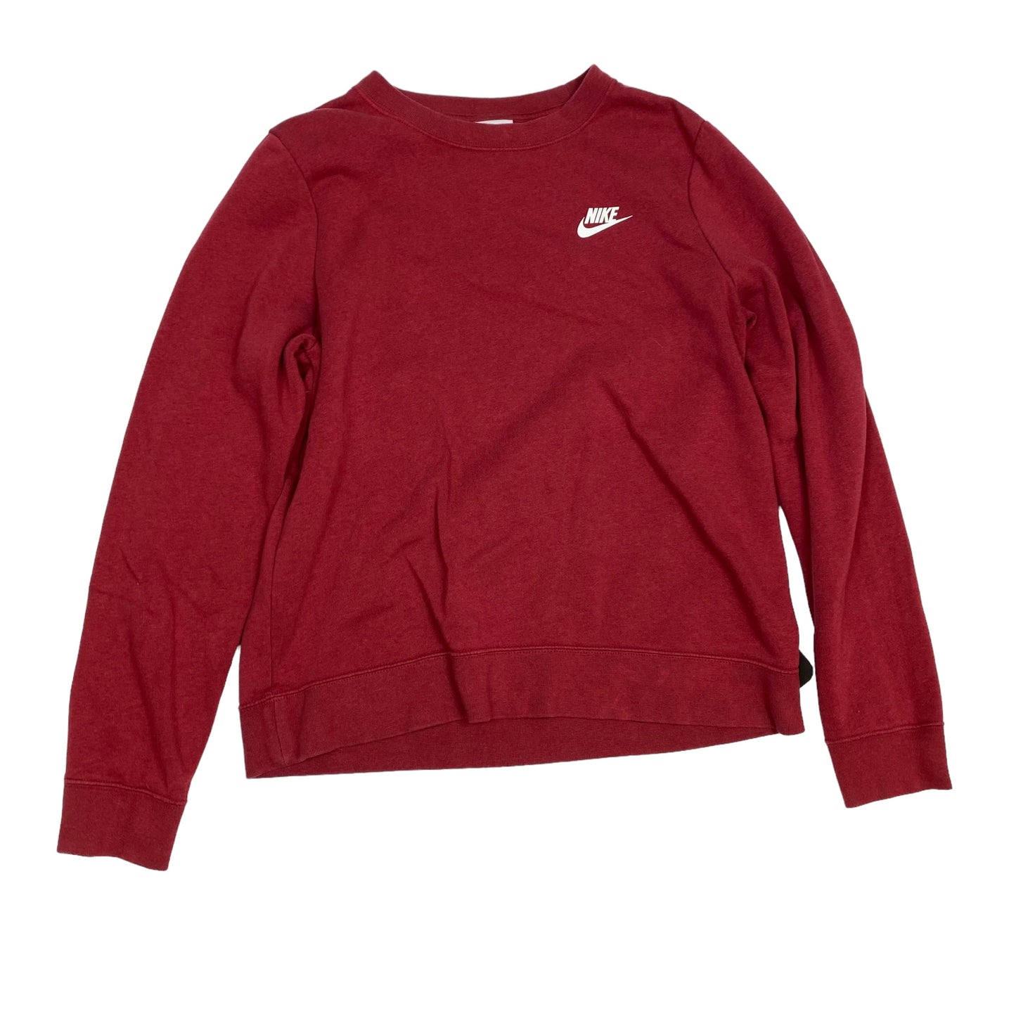 Sweatshirt Crewneck By Nike In Red, Size: M