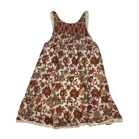 Dress Casual Short By Free People In Cream & Red, Size: L