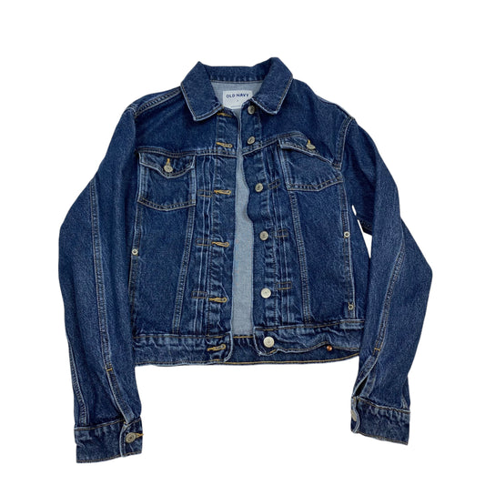 Jacket Denim By Old Navy In Blue Denim, Size: S