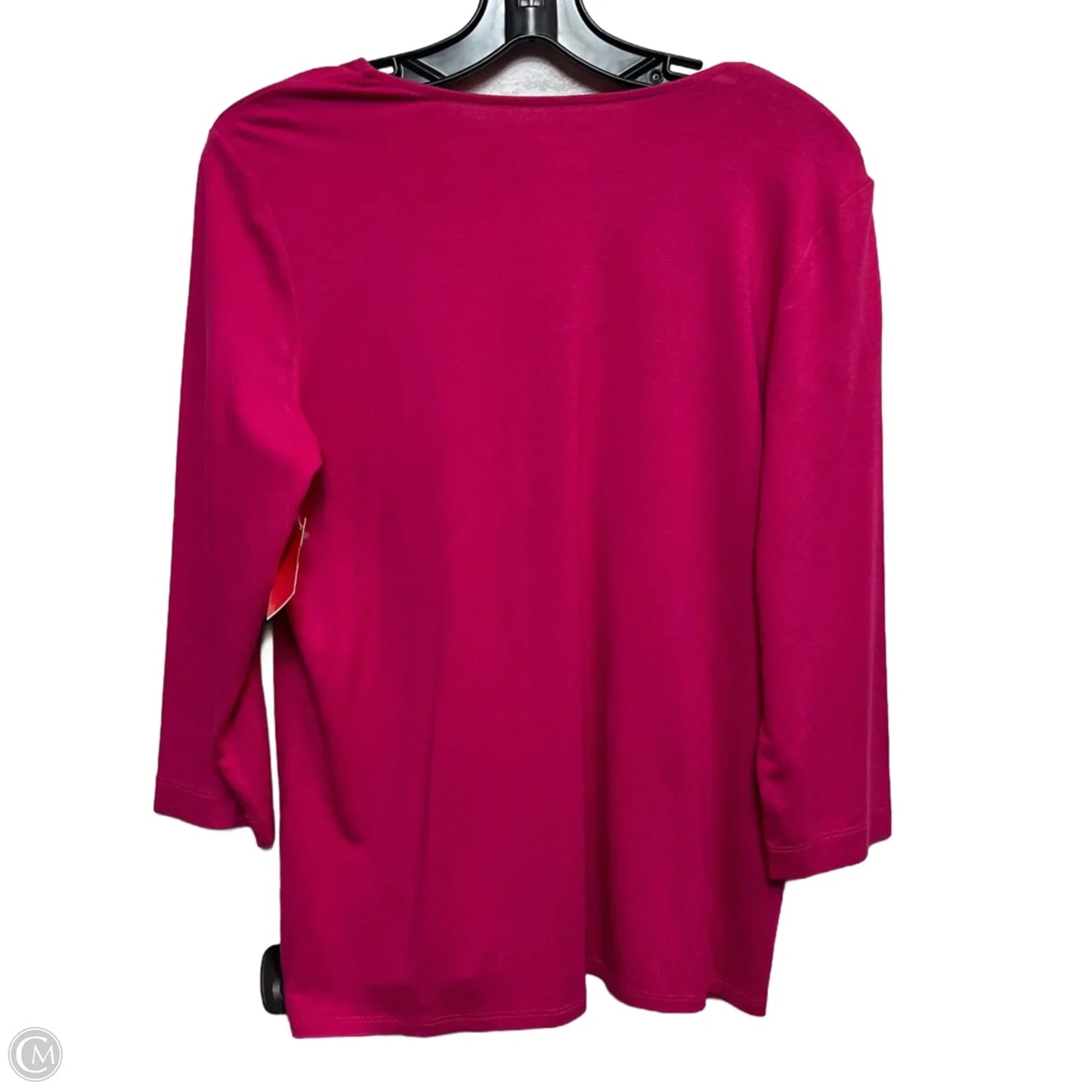 Top Long Sleeve By Chicos In Pink, Size: M