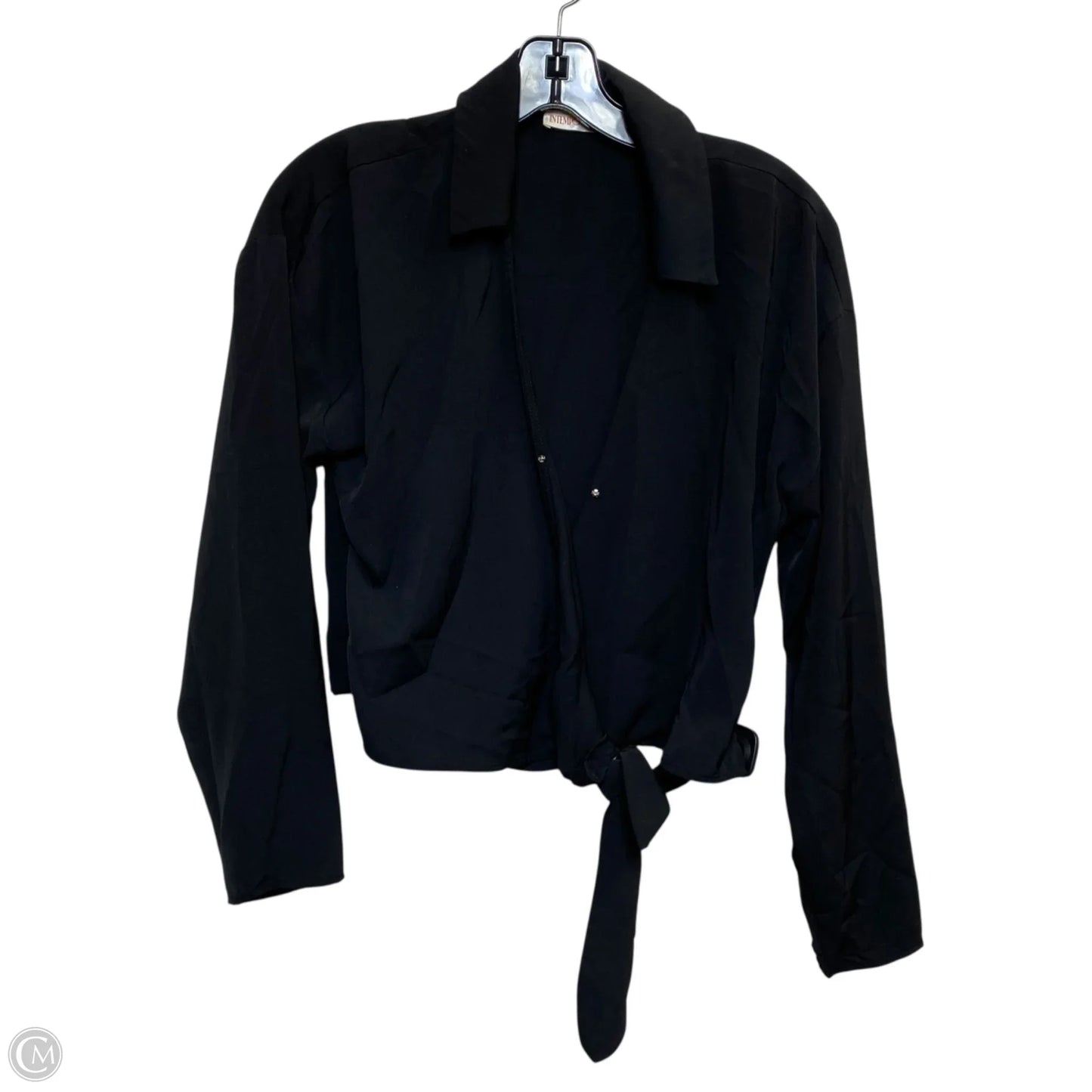 Top Long Sleeve By Intempo In Black, Size: M