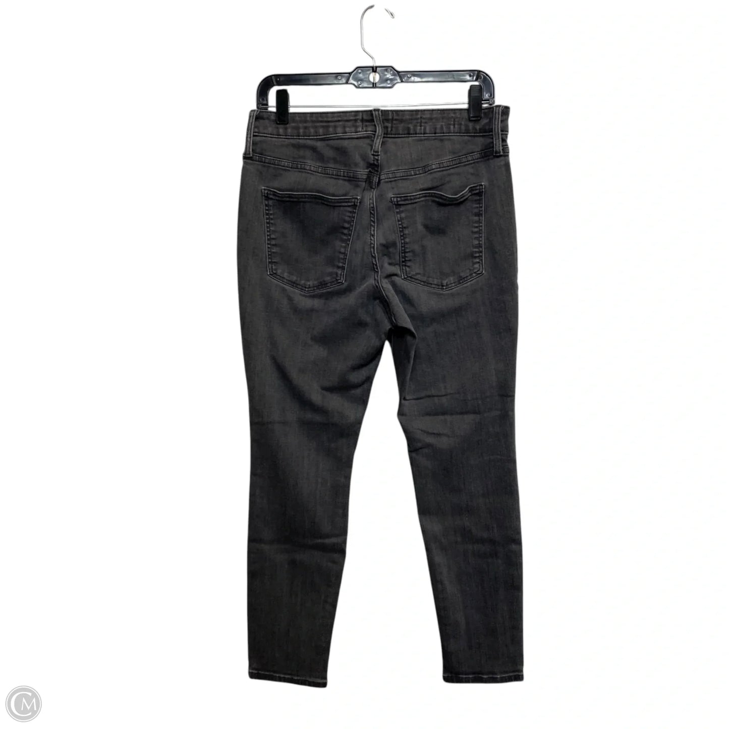 Jeans Straight By Piaza Italia  In Black Denim, Size: 8