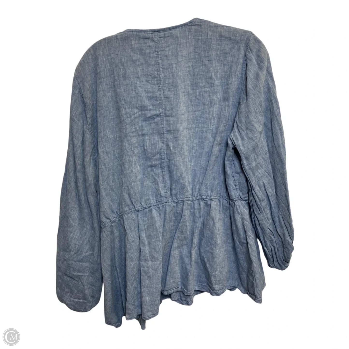 Top Long Sleeve By Lane Bryant In Blue, Size: Xl
