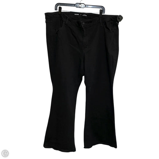 Jeans Flared By Old Navy In Black Denim, Size: 22