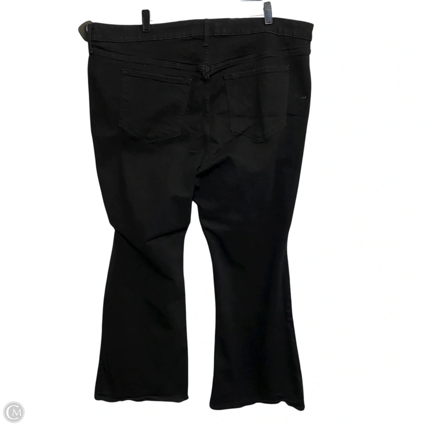 Jeans Flared By Old Navy In Black Denim, Size: 22
