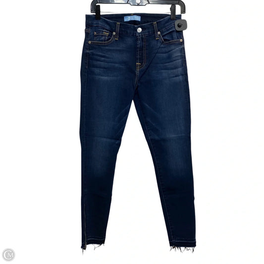 Jeans Designer By 7 For All Mankind In Blue Denim, Size: 8