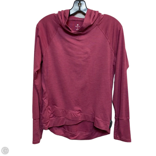 Athletic Top Long Sleeve Hoodie By Apana In Pink, Size: M