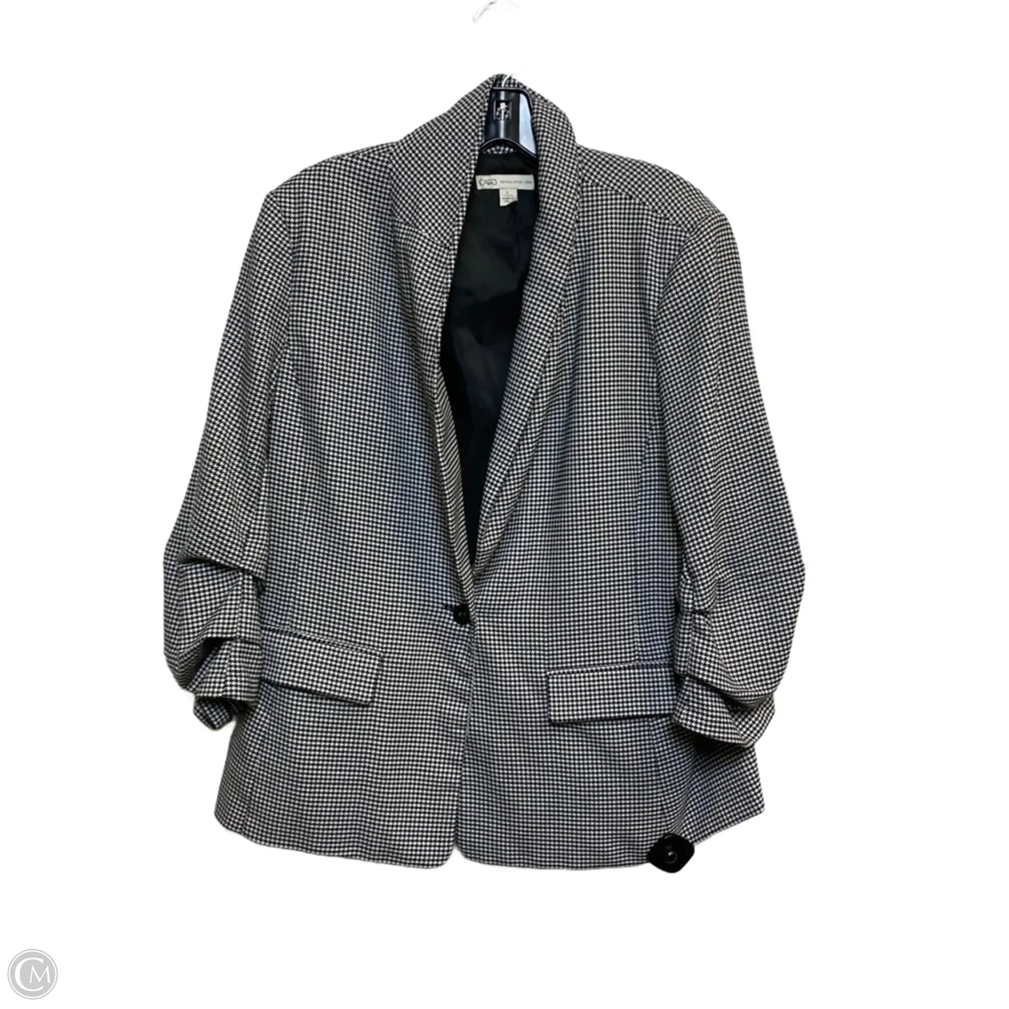 Blazer By Cato In Black & White, Size: L