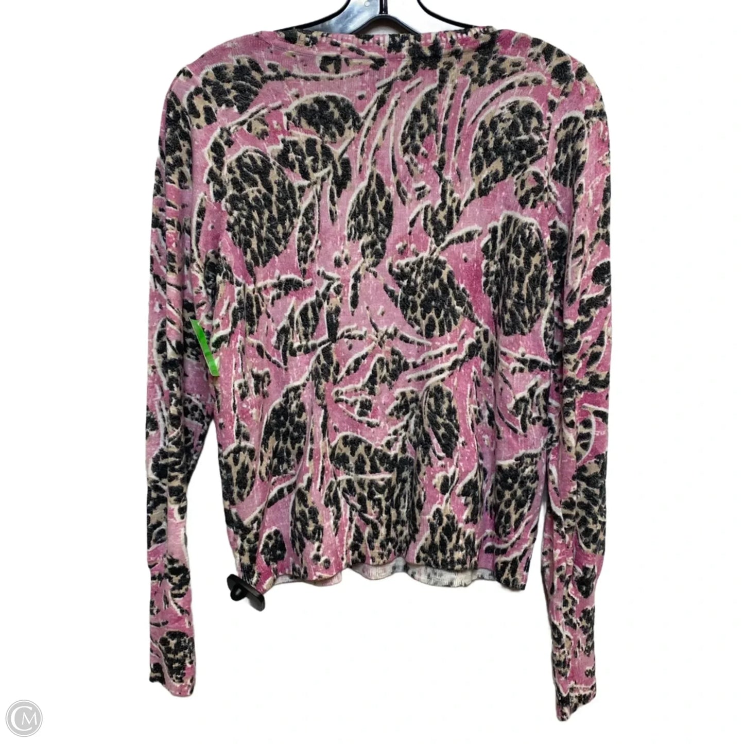 Top Long Sleeve By Nic + Zoe In Pink, Size: M