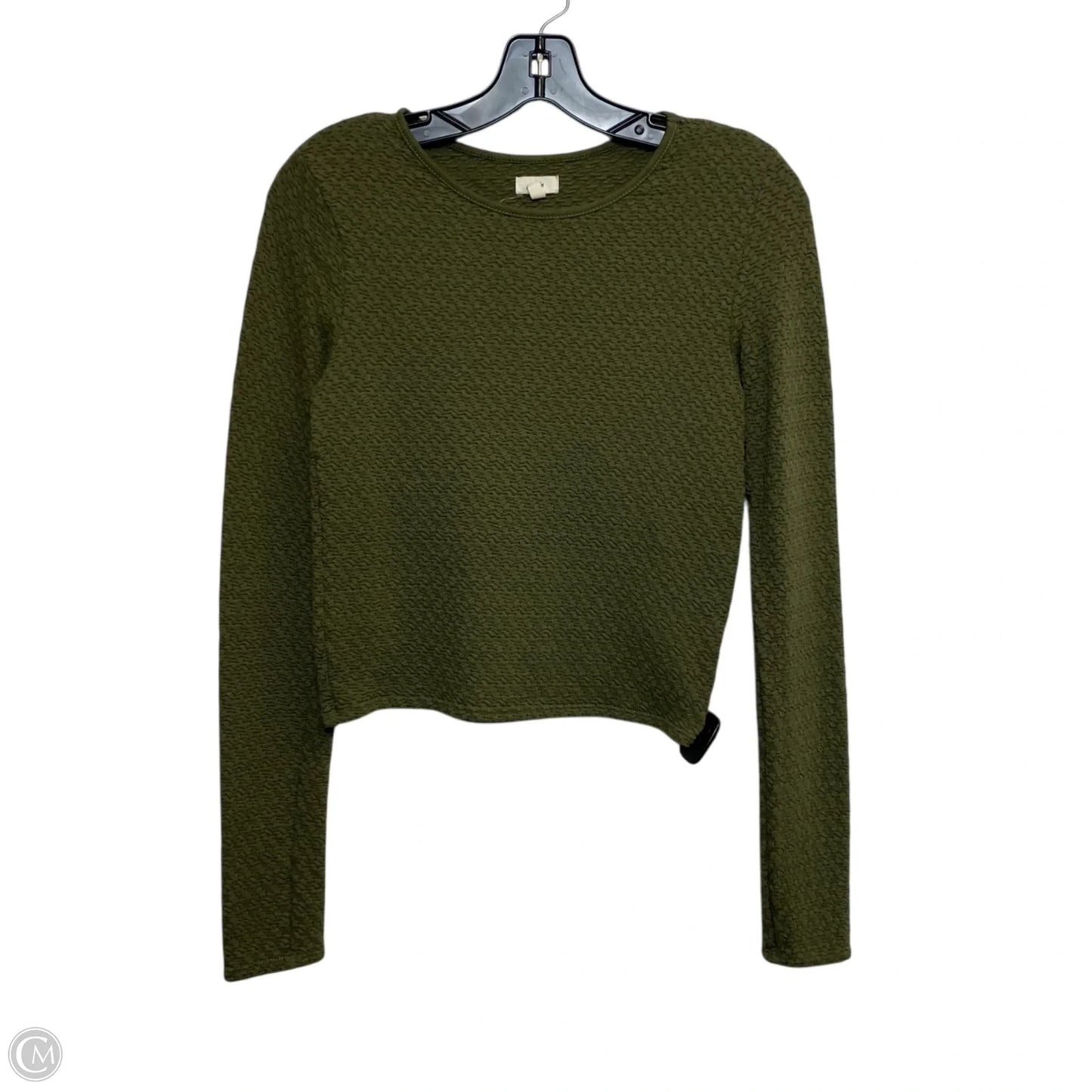 Top Long Sleeve By Aerie In Green, Size: S