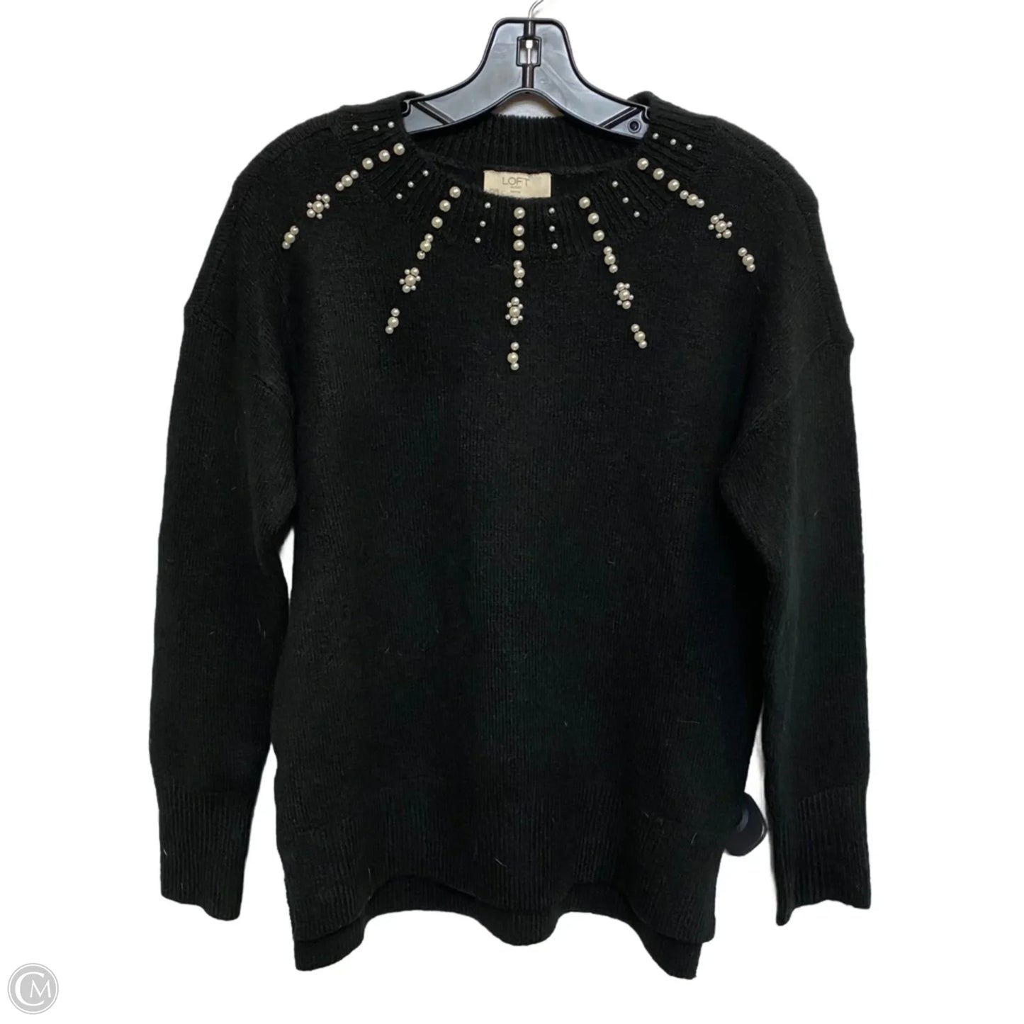 Sweater By Loft In Black, Size: Xs