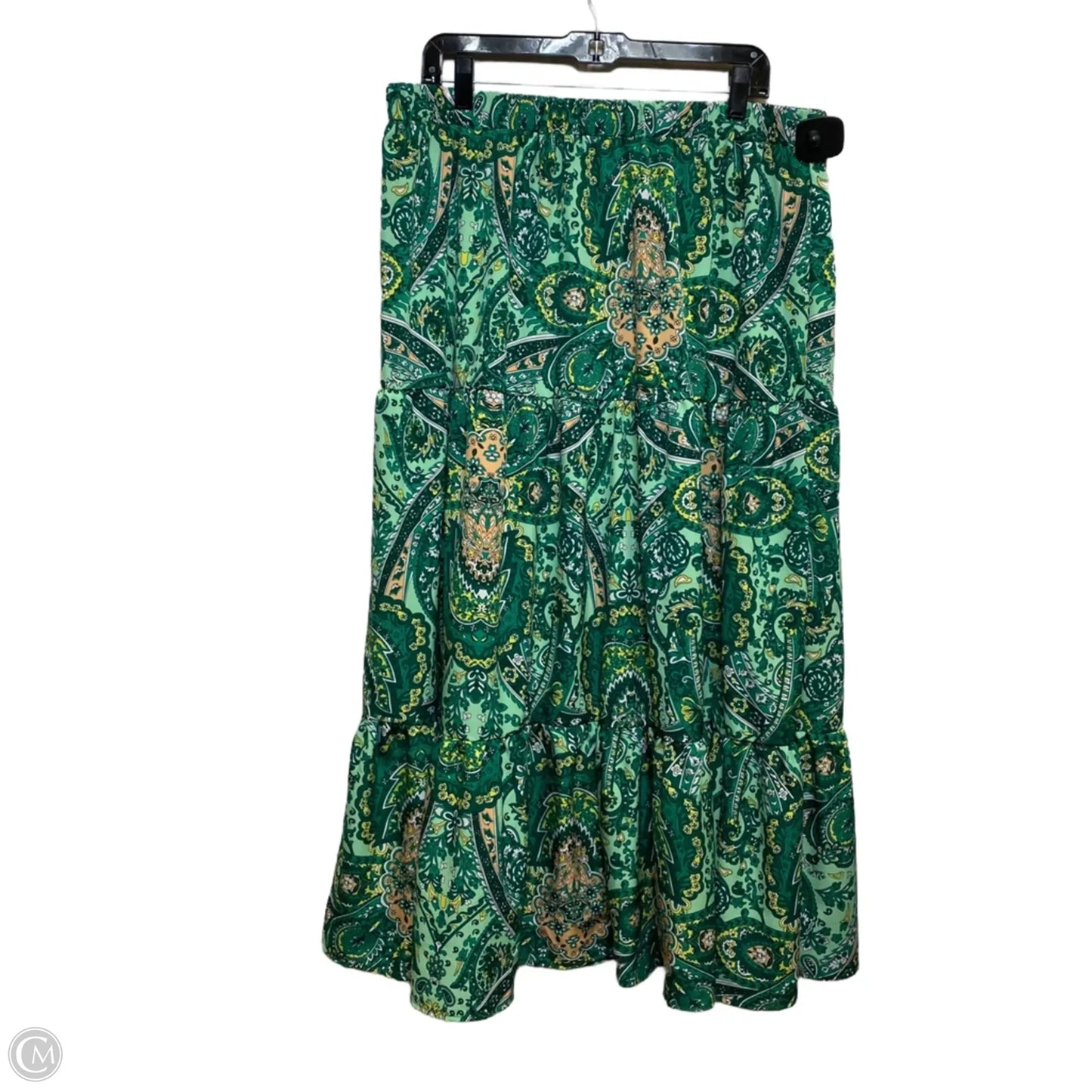 Skirt Maxi By Shein In Green, Size: 2x