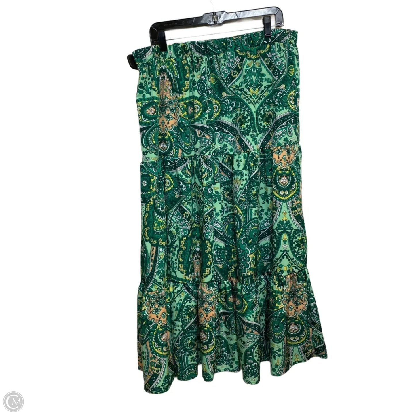 Skirt Maxi By Shein In Green, Size: 2x