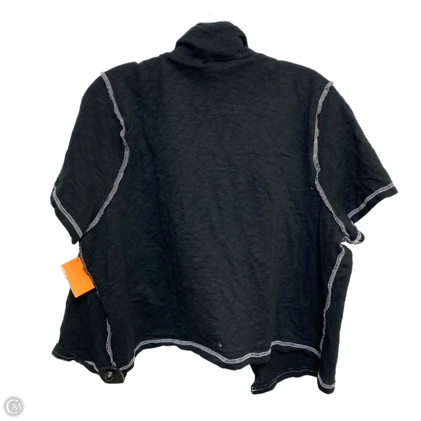 Top Short Sleeve By Forever 21 In Black, Size: 2x