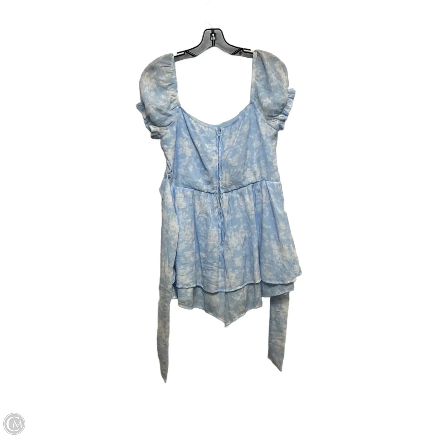 Top Short Sleeve By Altard State In Blue, Size: L