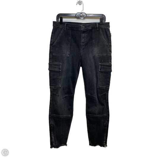 Jeans Designer By All Saints In Black Denim, Size: 30