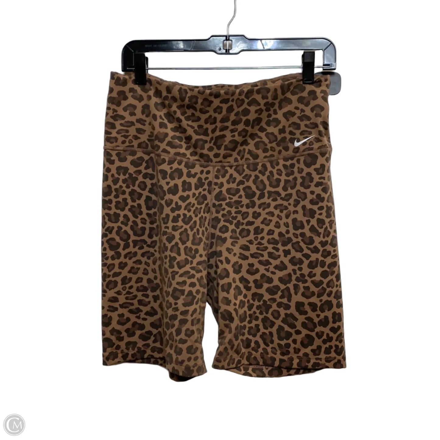 Shorts By Nike In Leopard Print, Size: L
