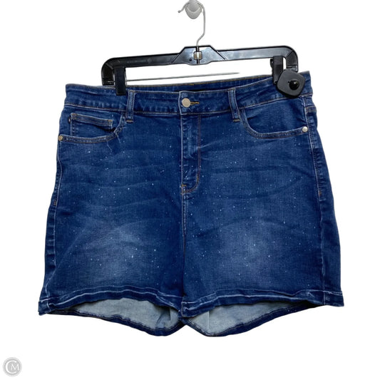 Shorts By Judy Blue In Blue Denim, Size: 2x