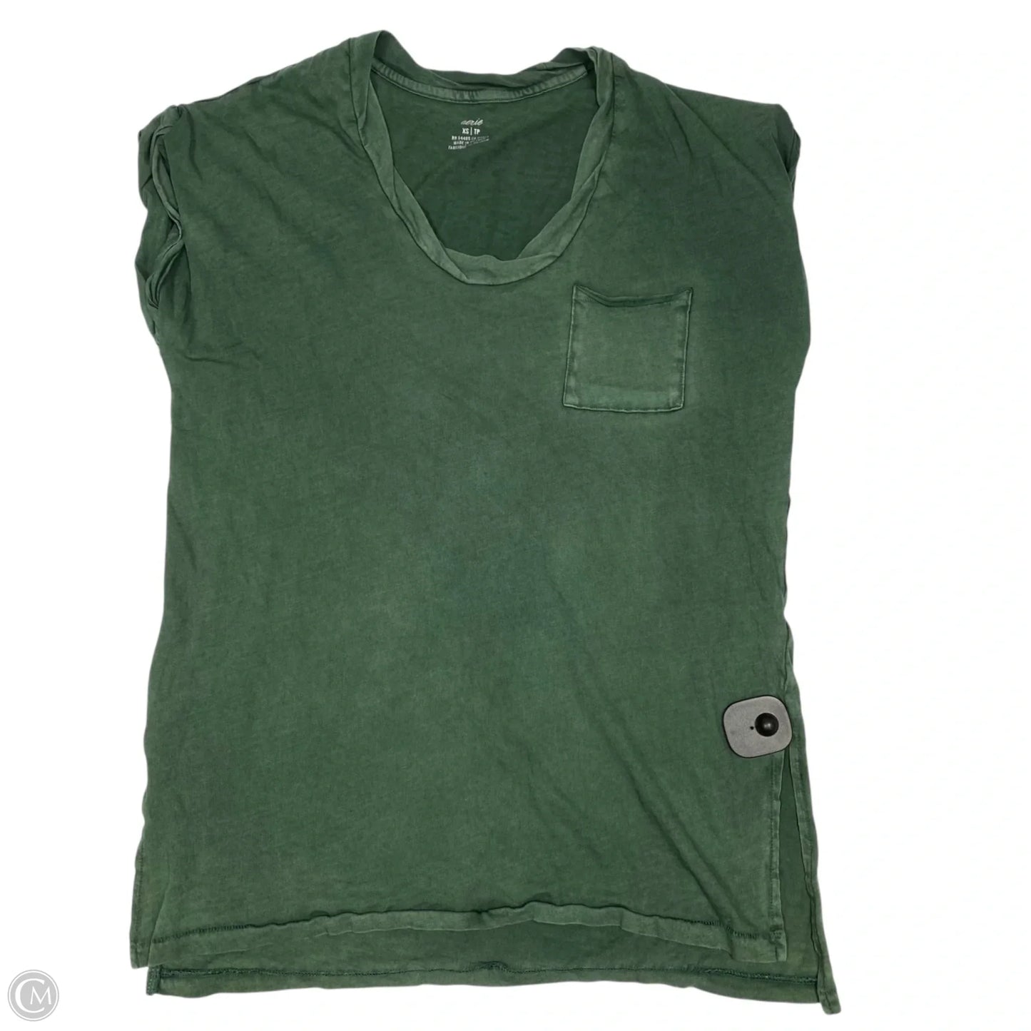 Top Short Sleeve Basic By Aerie In Green, Size: Xs