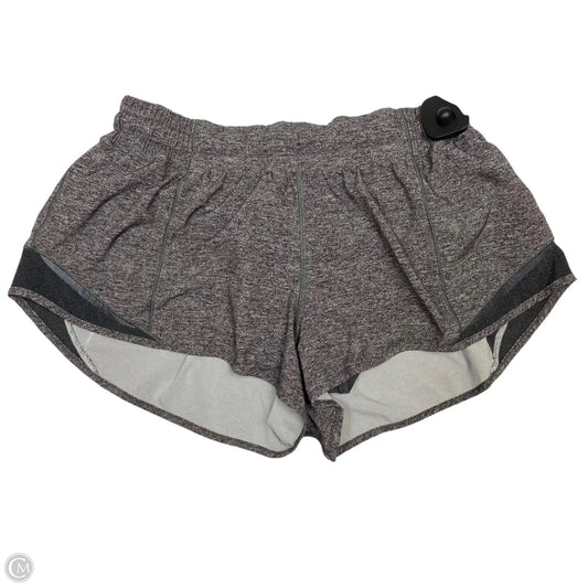 Athletic Shorts Designer By Lululemon In Grey, Size: M