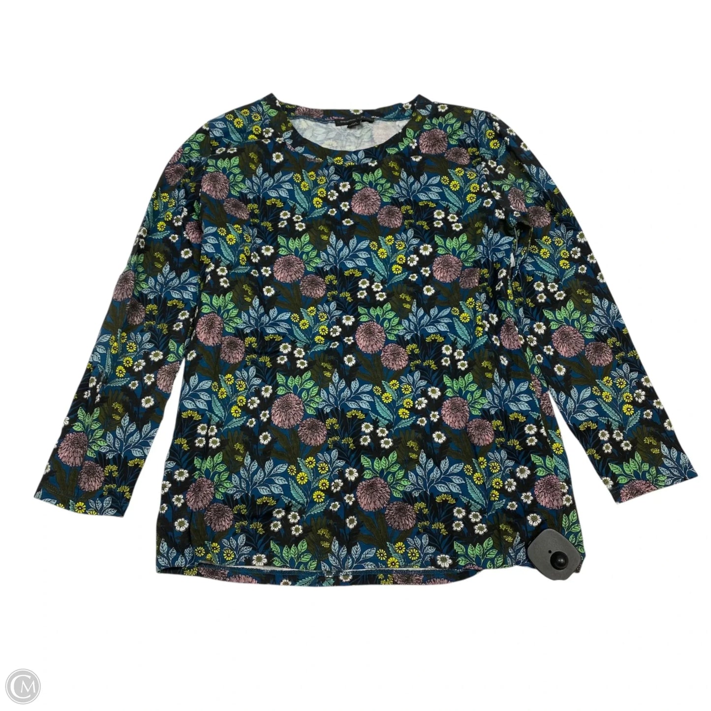 Top Long Sleeve By J. Crew In Multi-colored, Size: Xs