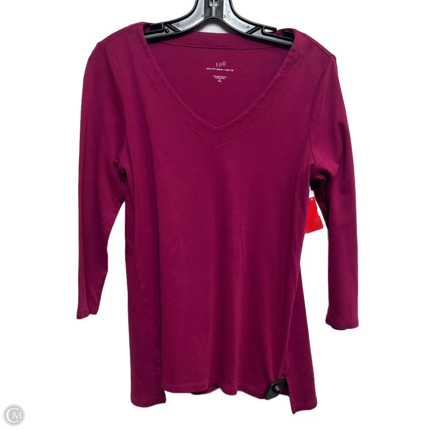 Top Long Sleeve By J. Jill In Pink, Size: S