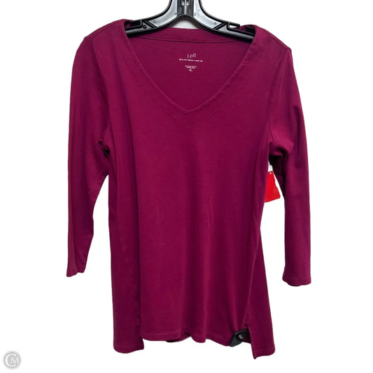 Top Long Sleeve By J. Jill In Pink, Size: S