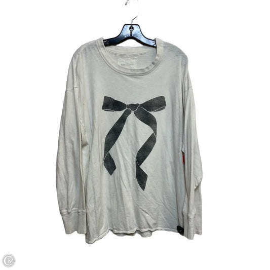 Top Long Sleeve By Aerie In Cream, Size: Xl