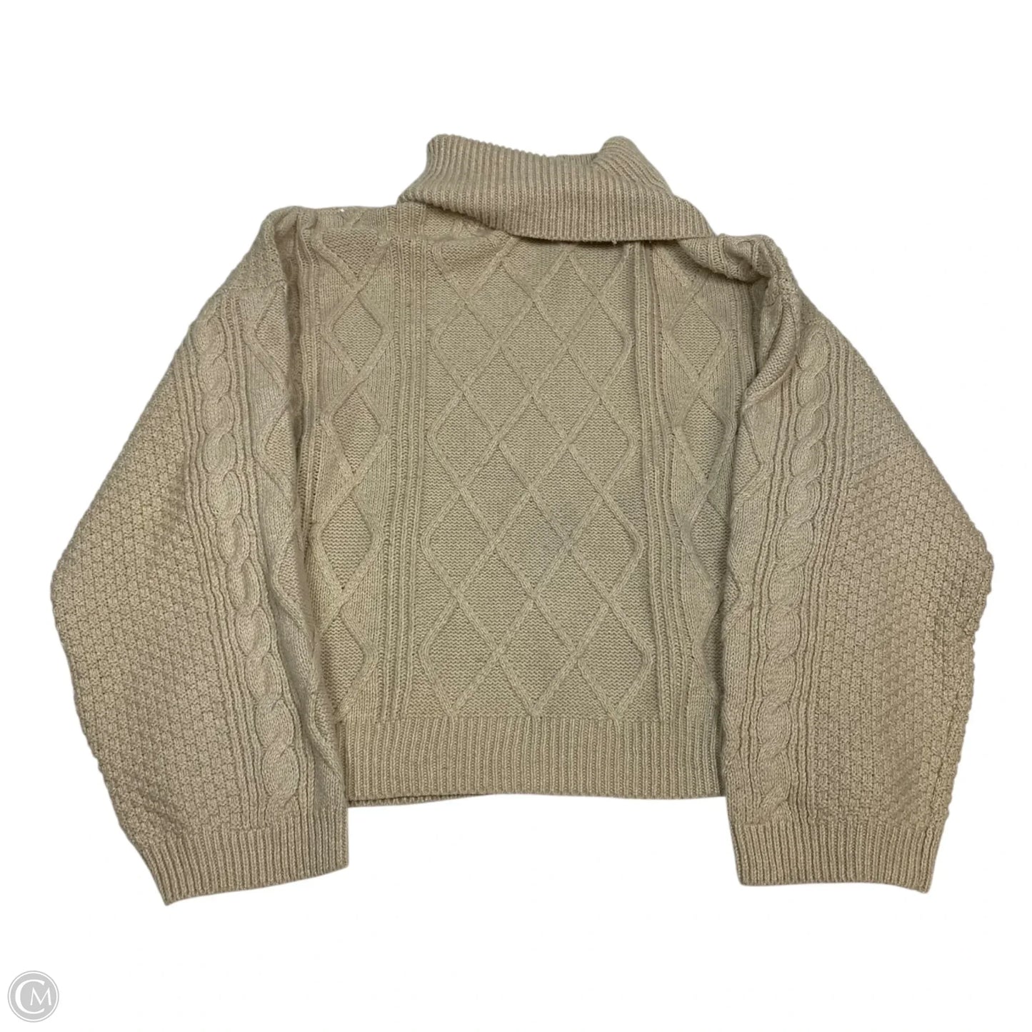Sweater By Elie Tahari In Tan, Size: L