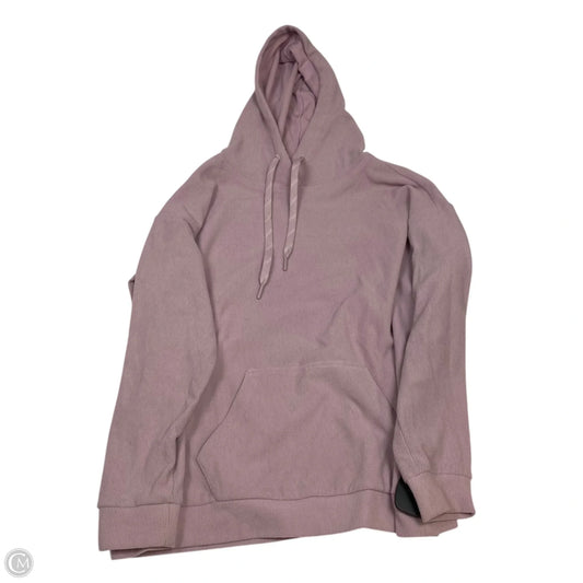 Sweatshirt Hoodie By Marc New York In Pink, Size: S