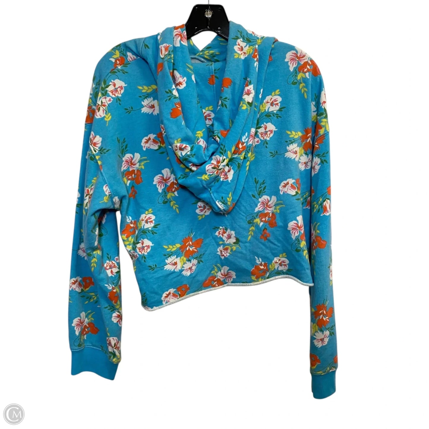 Sweatshirt Hoodie By Levis In Blue, Size: S