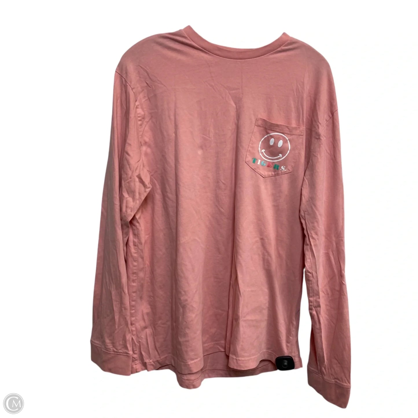 Top Long Sleeve By Champion In Pink, Size: Xl