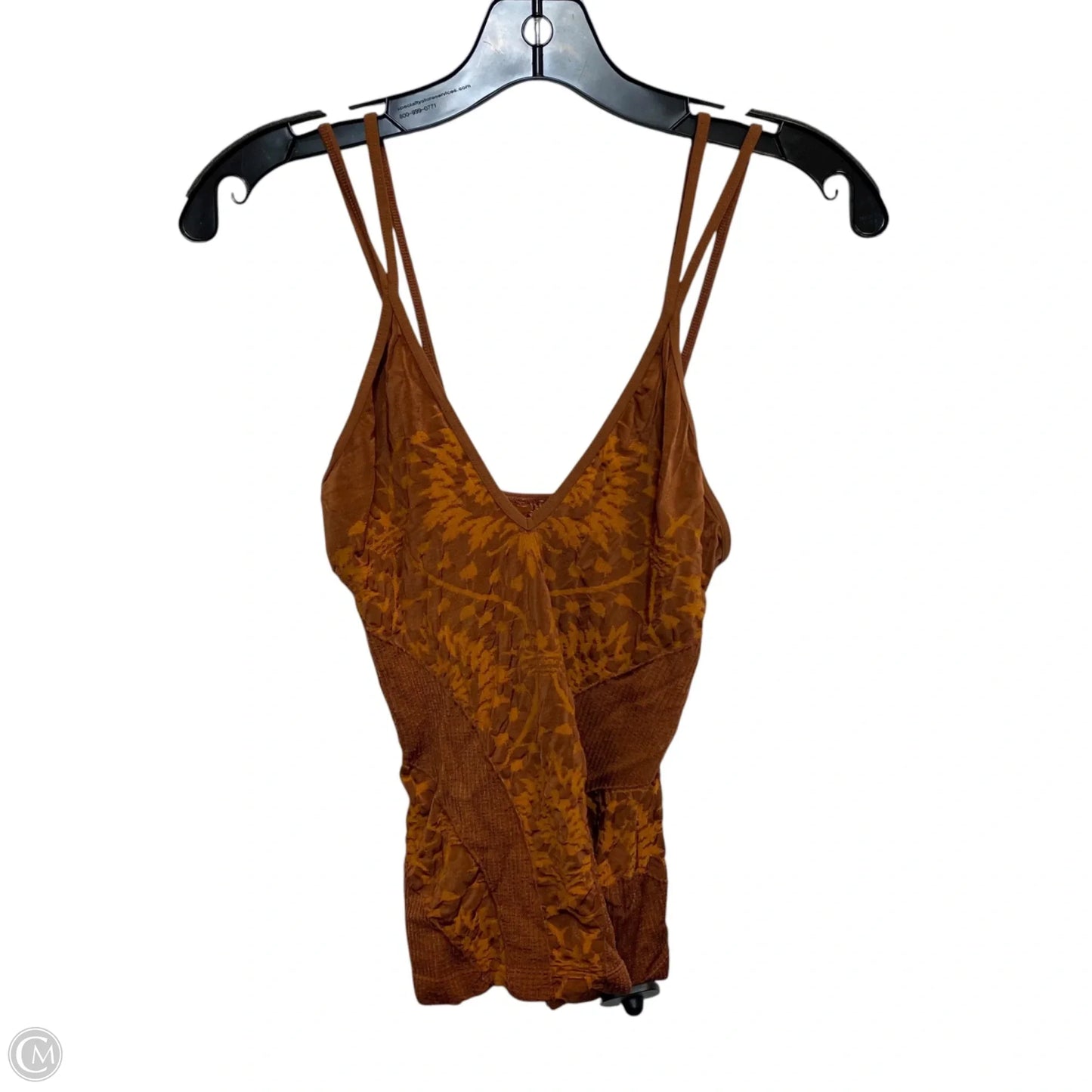 Top Sleeveless By Free People In Brown, Size: M