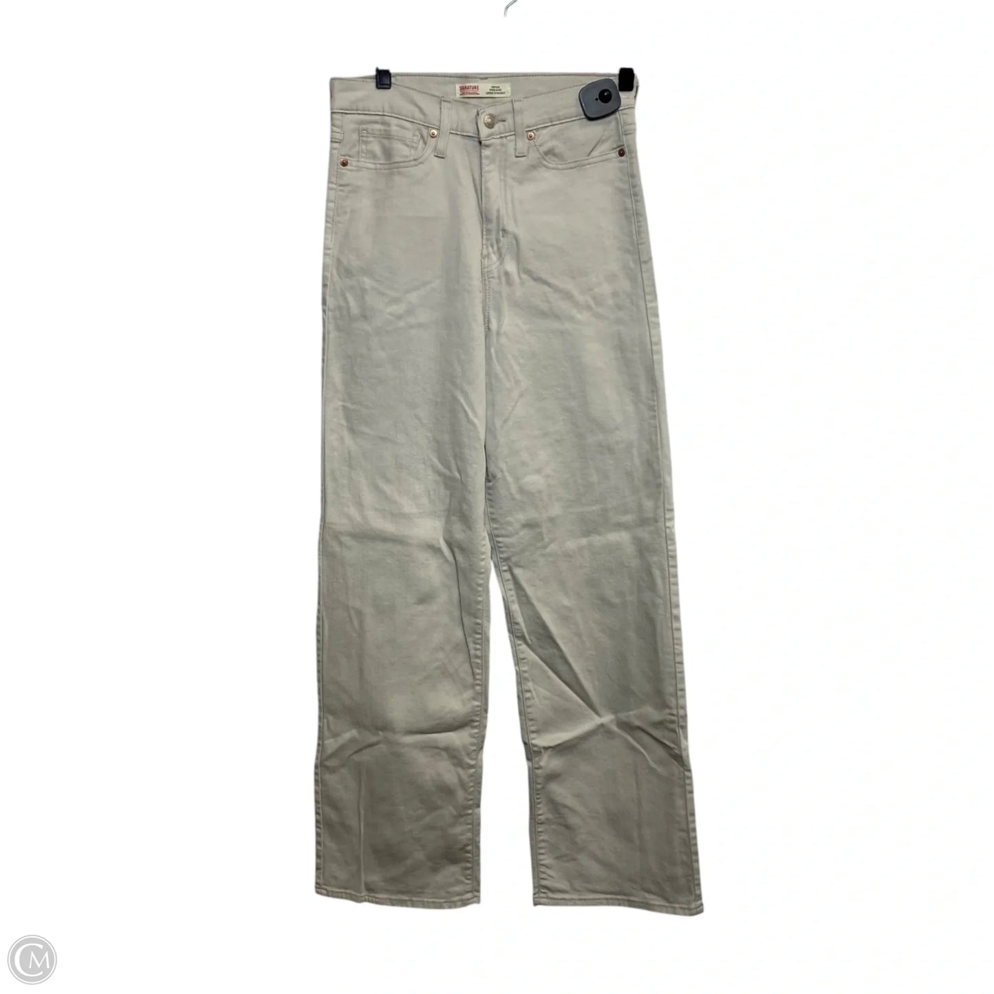 Jeans Straight By Levis In Tan, Size: 4