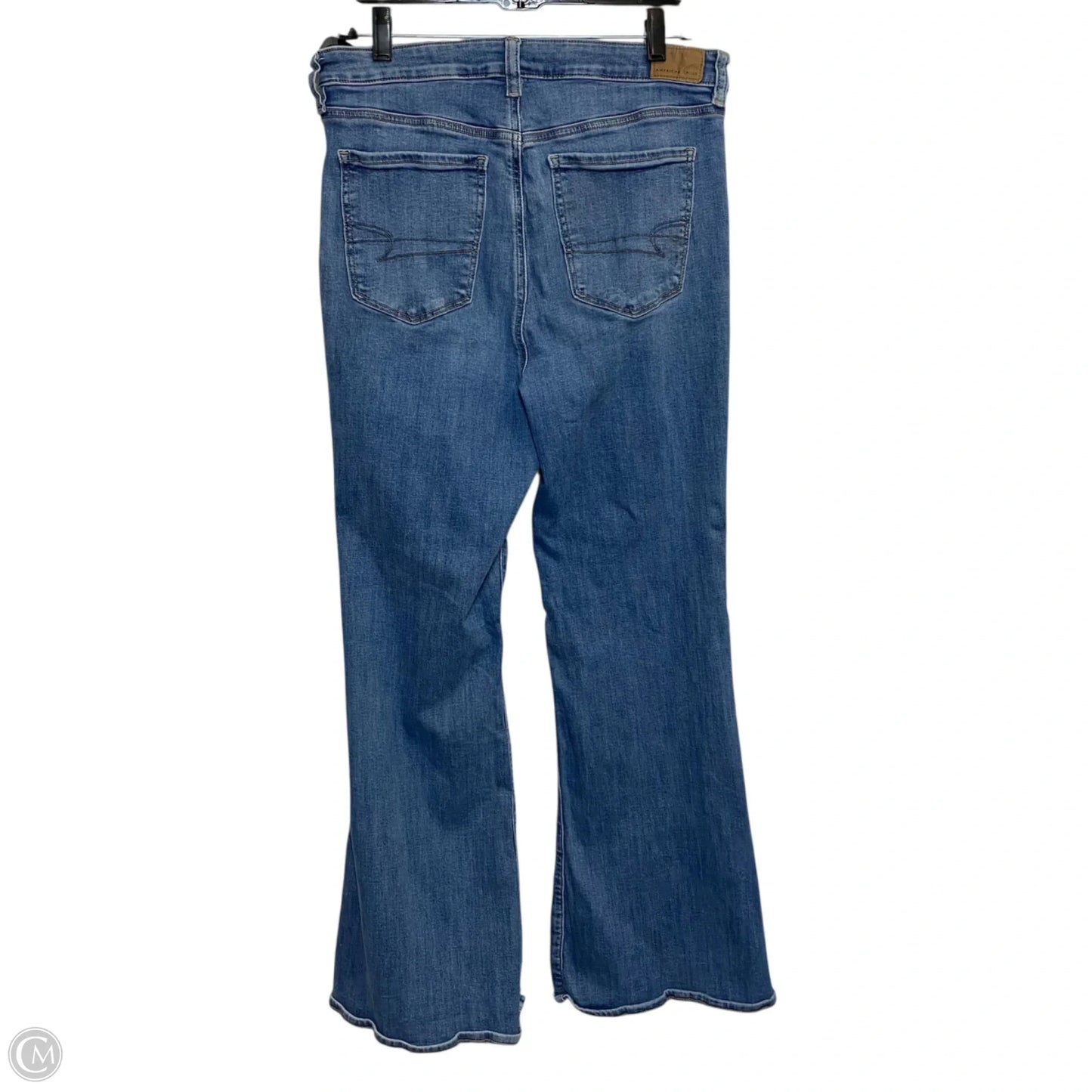 Jeans Flared By American Eagle In Blue, Size: 12