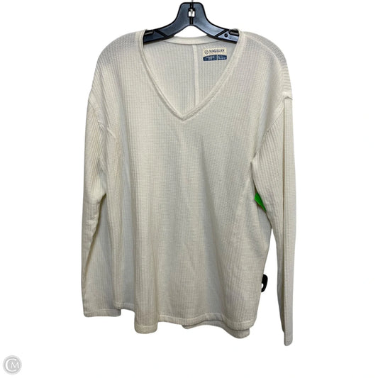 Top Long Sleeve By Magellan In White, Size: L