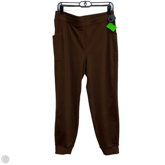 Athletic Pants By Fabletics In Bronze, Size: L