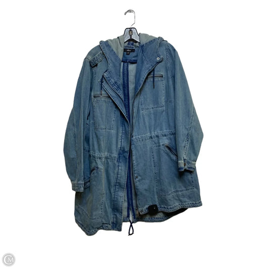 Jacket Denim By Ellos In Blue, Size: 3x