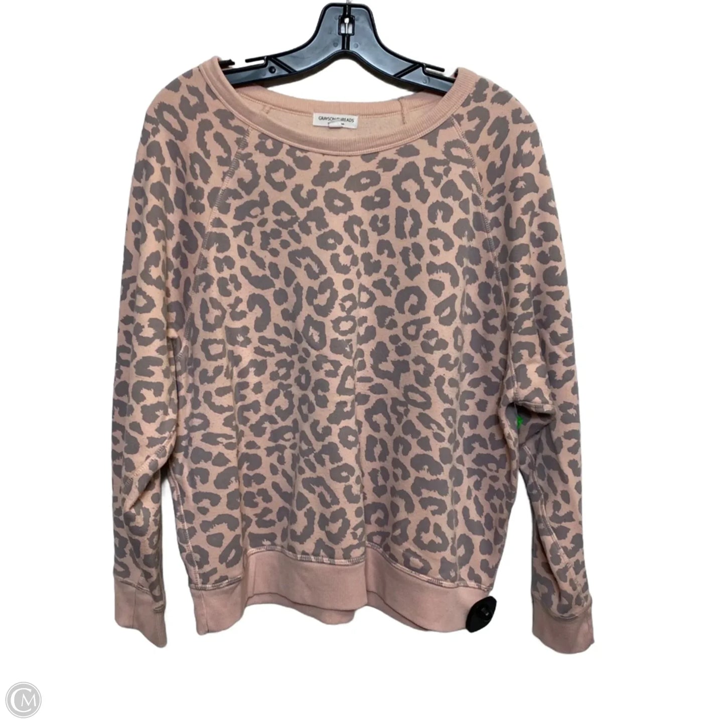 Top Long Sleeve By Grayson Threads In Animal Print, Size: L