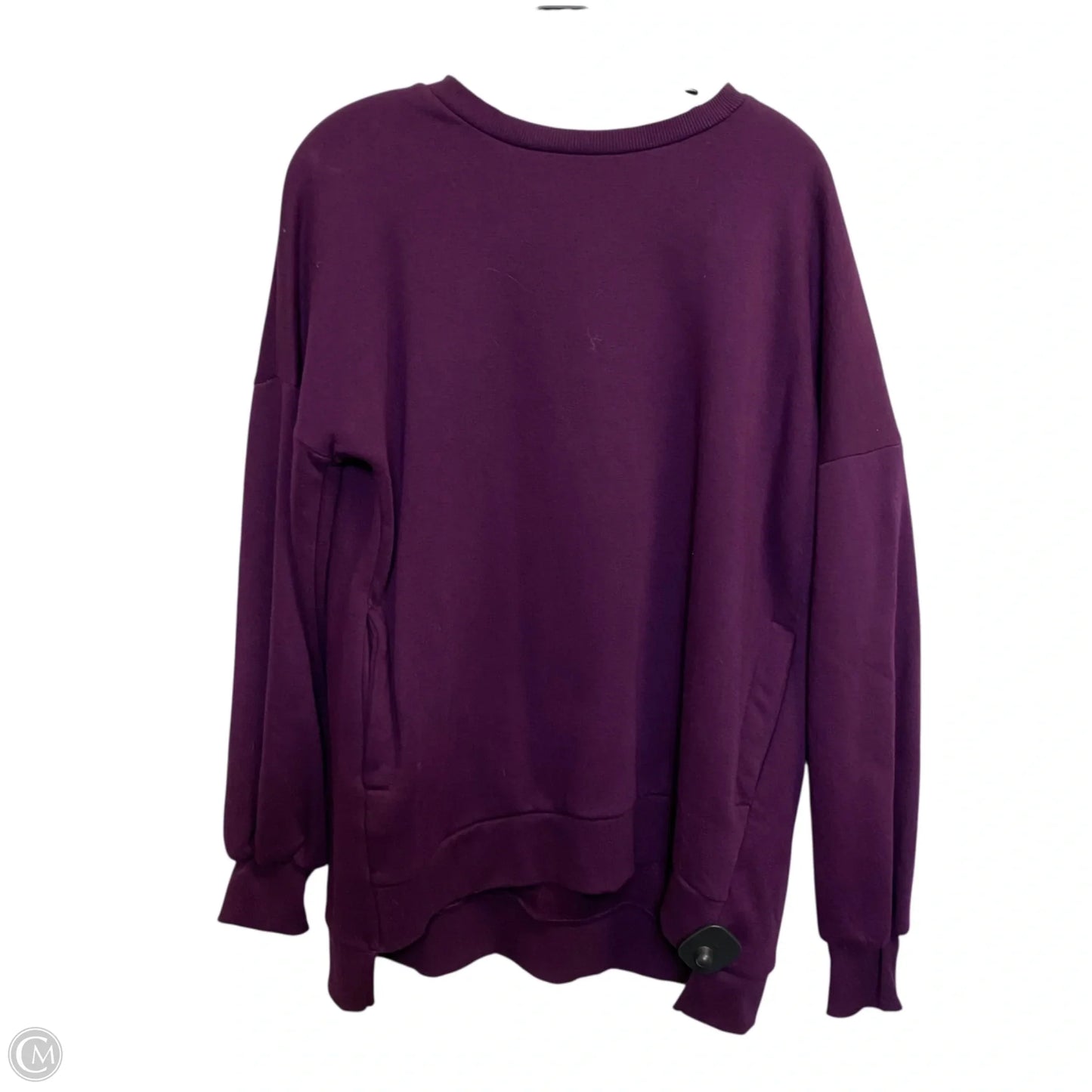 Sweatshirt Crewneck By Zenana In Purple, Size: S