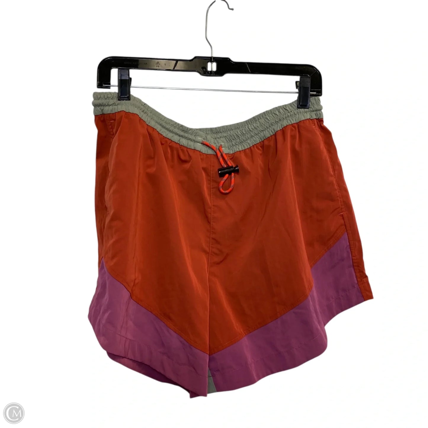 Athletic Shorts By Lululemon In Orange, Size: 8
