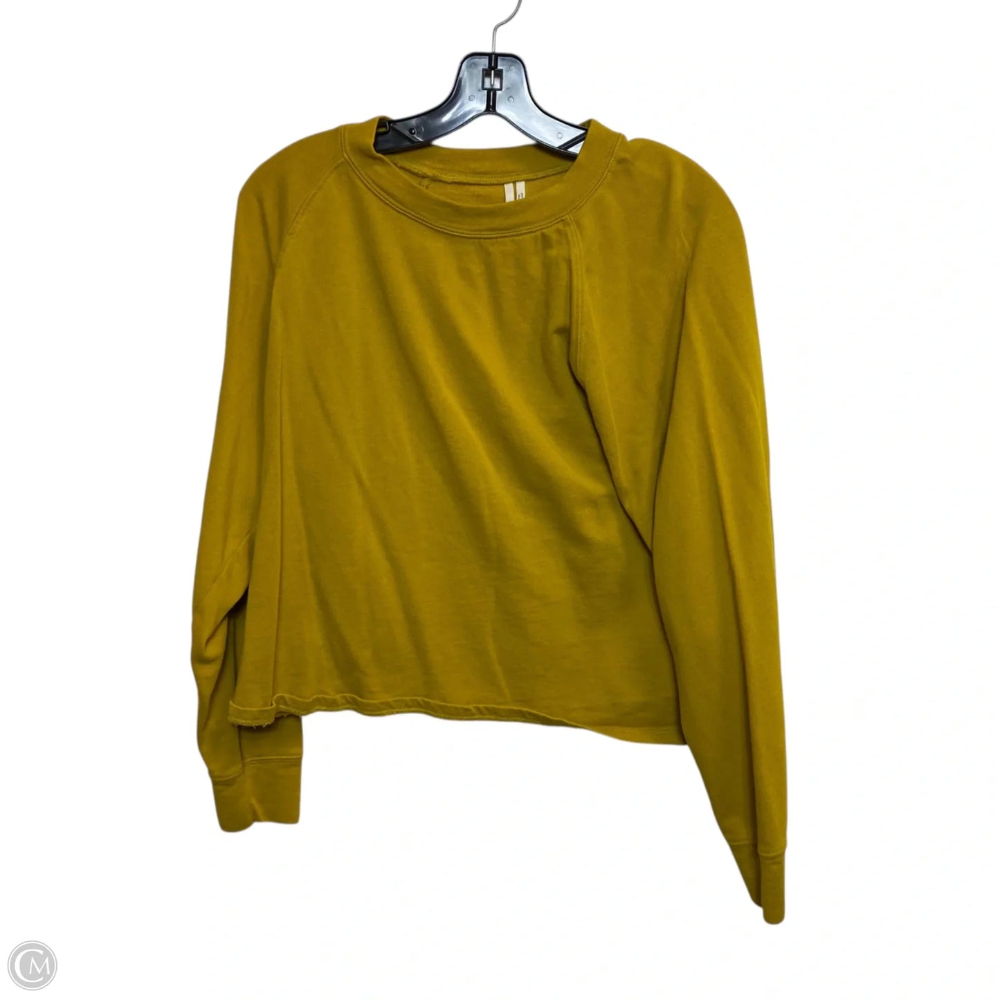 Top Long Sleeve By Anthropologie In Yellow, Size: S