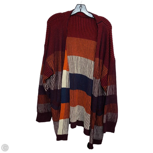 Sweater Cardigan By Bloomchic In Multi-colored, Size: 1x