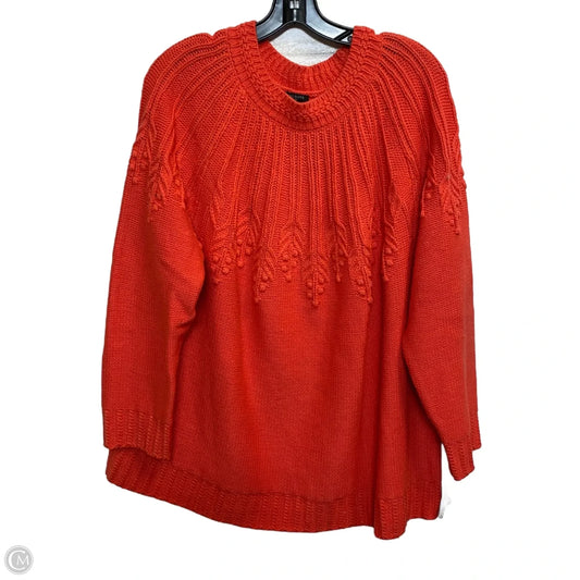 Sweater By Talbots In Coral, Size: 2x