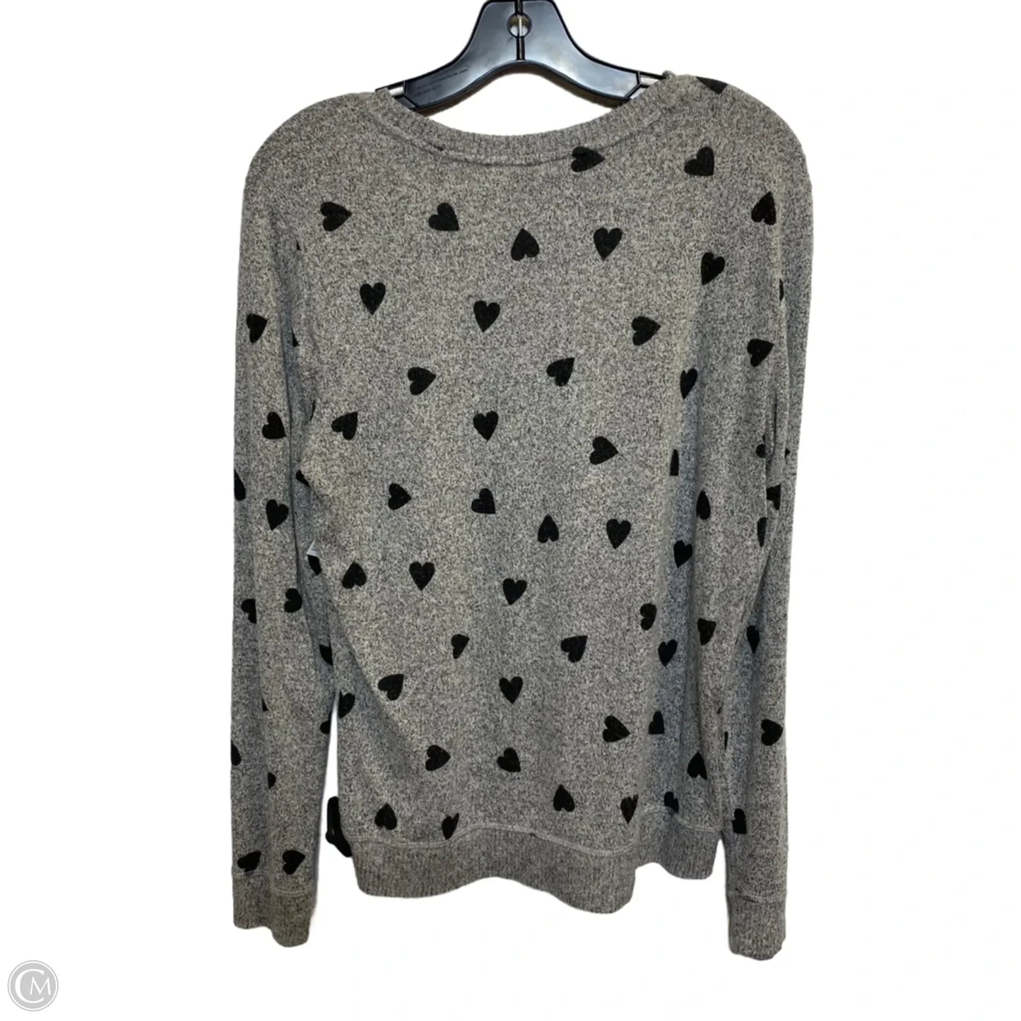 Top Long Sleeve By Lucky Brand In Grey, Size: M
