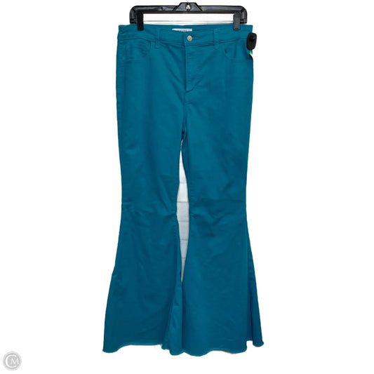 Jeans Flared By Zenana In Blue, Size: Xl